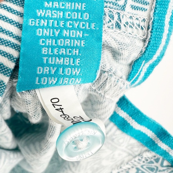 Tori Richard Jacquard Blue Polo Tradewind Technology - Picture 4 of 6